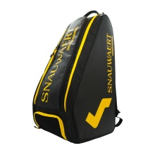 Snauwaert Racketbag Padel Standbag (Schlägertasche, 3 Hauptfächer) 2022 schwarz 6er